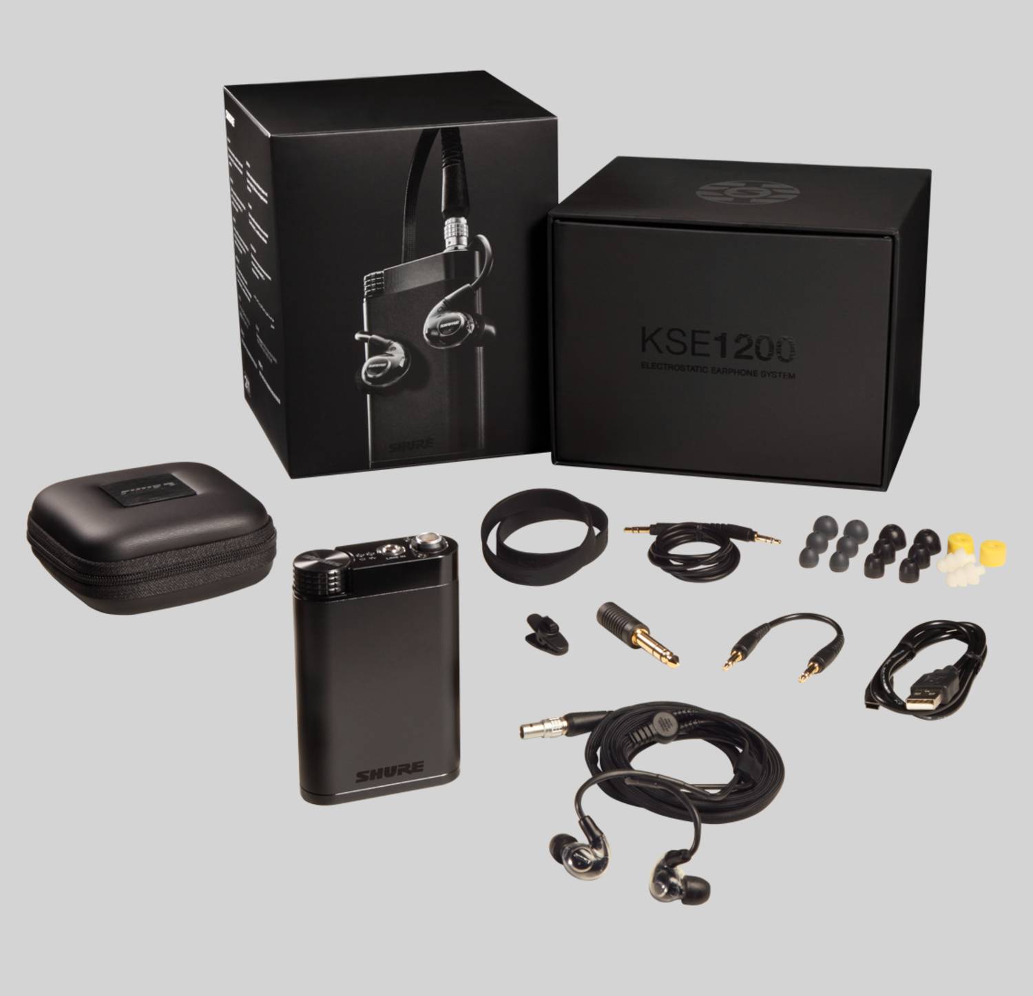 『2年保証』 KSE1200 - KSE1200コンデンサー型高遮音性イヤホンシステム シュア