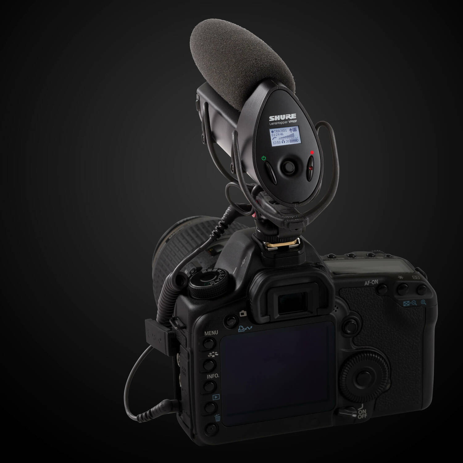 VP83F Lenshopper™ - Camera Mount Microphone With Flash - Shure