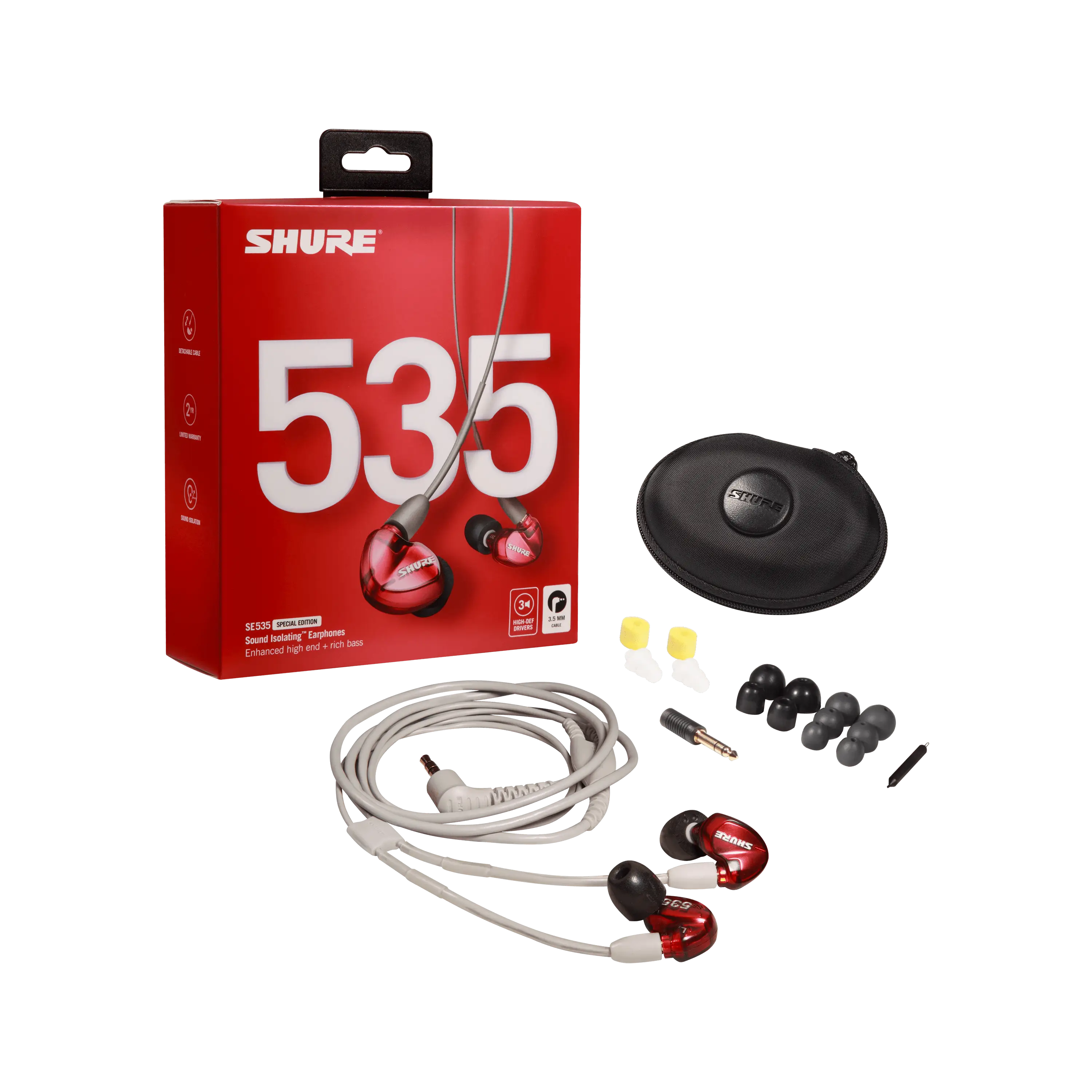 SE535 Limited Edition - Sound Isolating™ Earphones - Shure Middle 