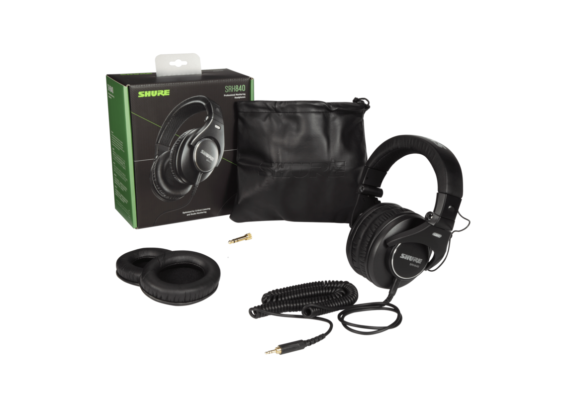 SRH840 - Professional Monitoring Headphones - Shure Middle East 