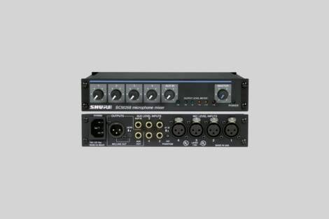 SCM268 - 4-Channel Microphone Mixer - Shure USA