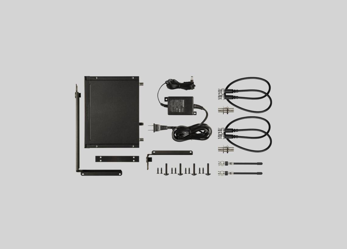 BLX14R/W85 - WL185ラベリアマイクロホン ワイヤレスラックマウント