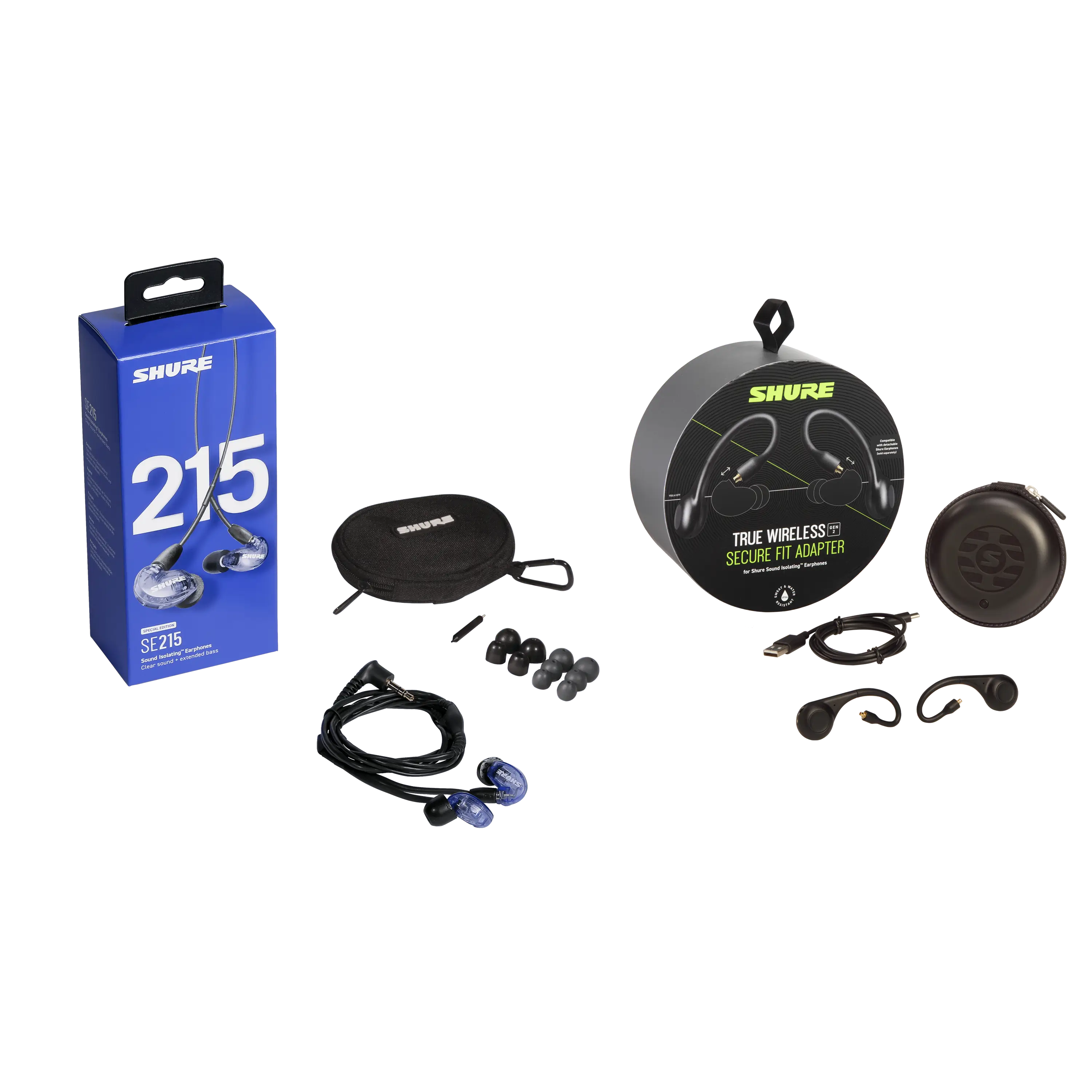 SE215 True Wireless Earphone Bundle, Gen 2 - Shure USA