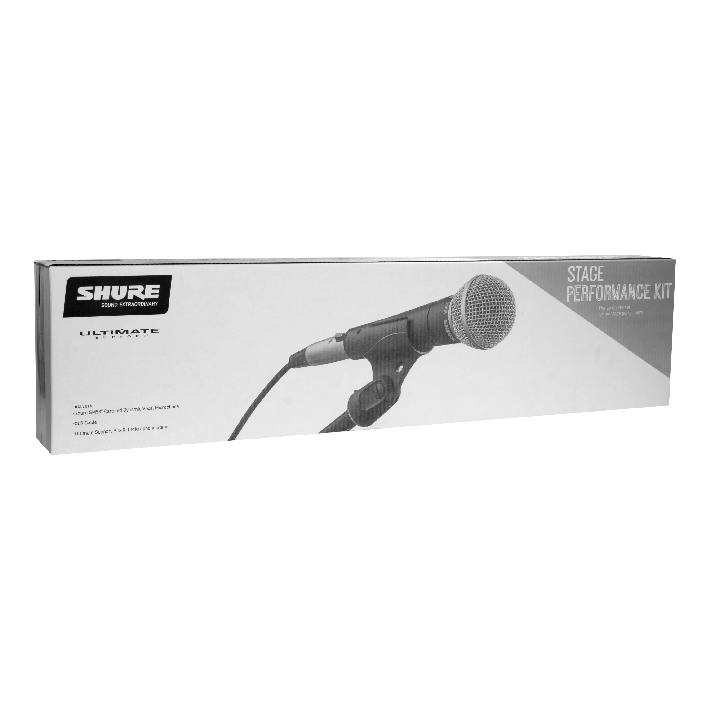 SHURE マイク SM58＋マイクスタンド-