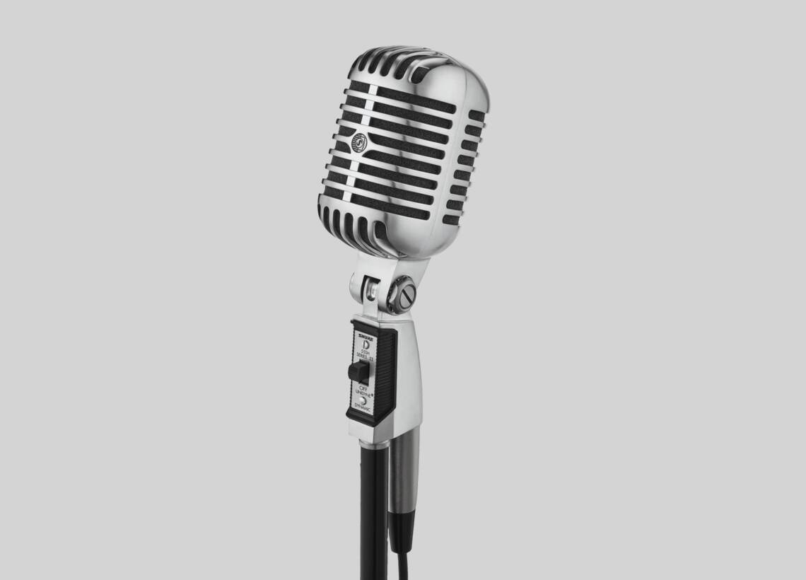 55SH Series II - Iconic Unidyne Vocal Microphone - Shure Middle 