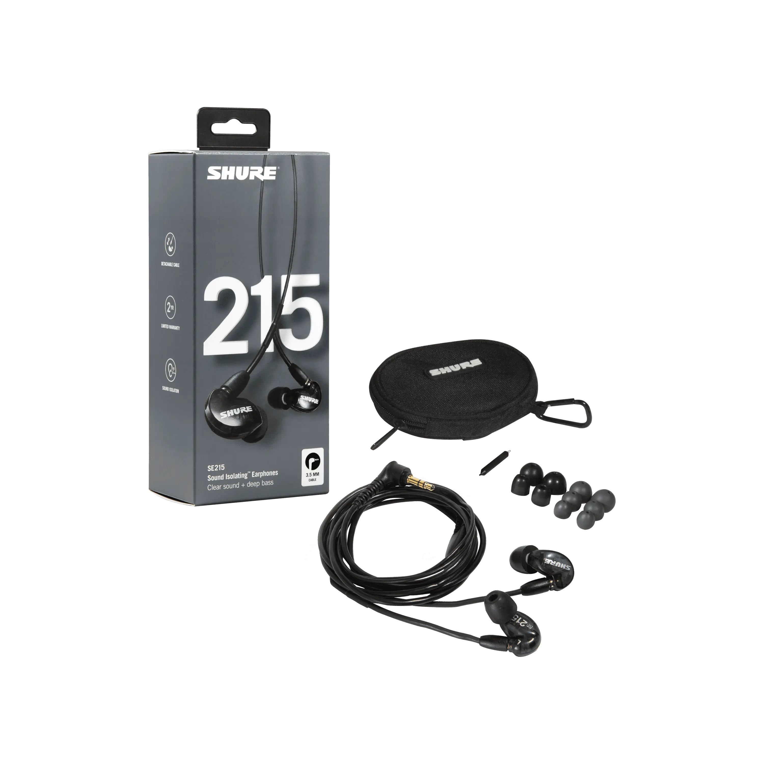 SE215 Pro - Professional Sound Isolating™ Earphones - Shure Asia 