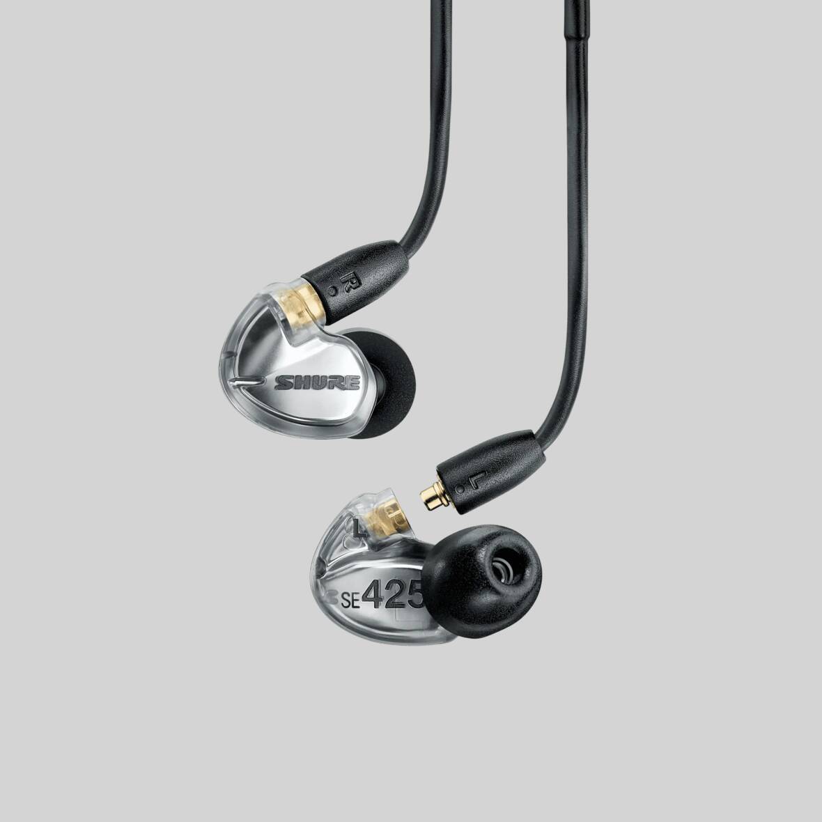 SHURE se425 ＋ケーブルヘッドフォン/イヤフォン - ヘッドフォン