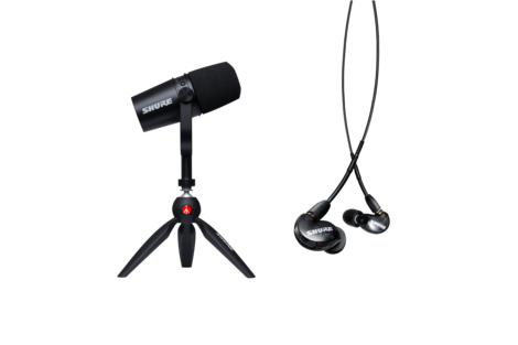 MV7 Kit + SE215 Pro Earphones - Shure USA