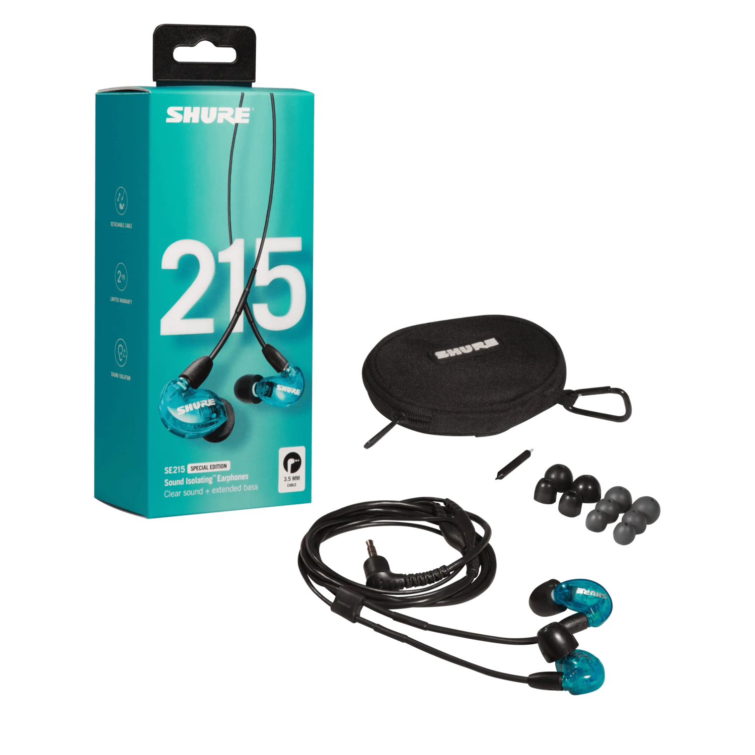 SE215 Special Edition - Sound Isolating™ Earphones - Shure Asia 