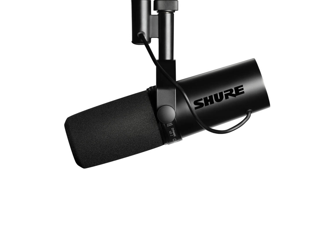 SM7dB - Dynamic Vocal Microphone With Built-in Preamp - Shure USA