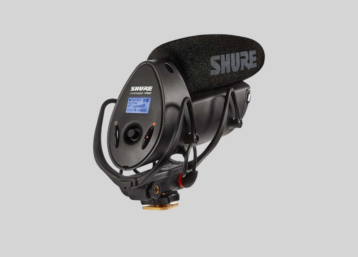 VP83F Lenshopper™ - Camera Mount Microphone With Flash - Shure