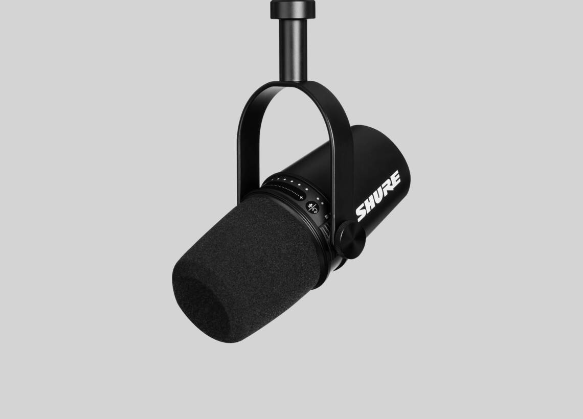 Shure dévoile son micro MV7 pour les podcasters