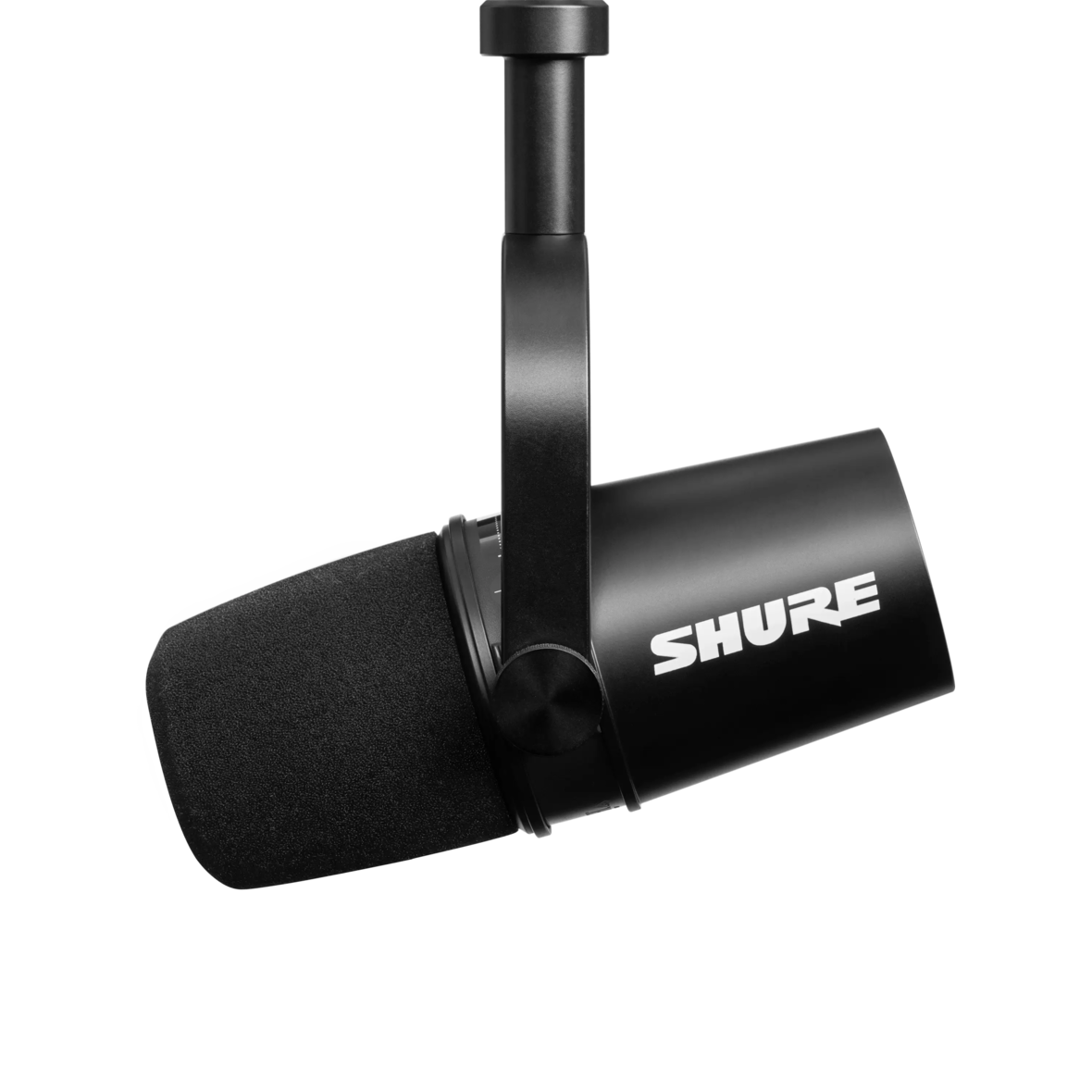 Shure MV7 Micrófono USB + soporte de escritorio para podcasting, grabación,  transmisión y juegos, salida de auriculares integrada, micrófono dinámico