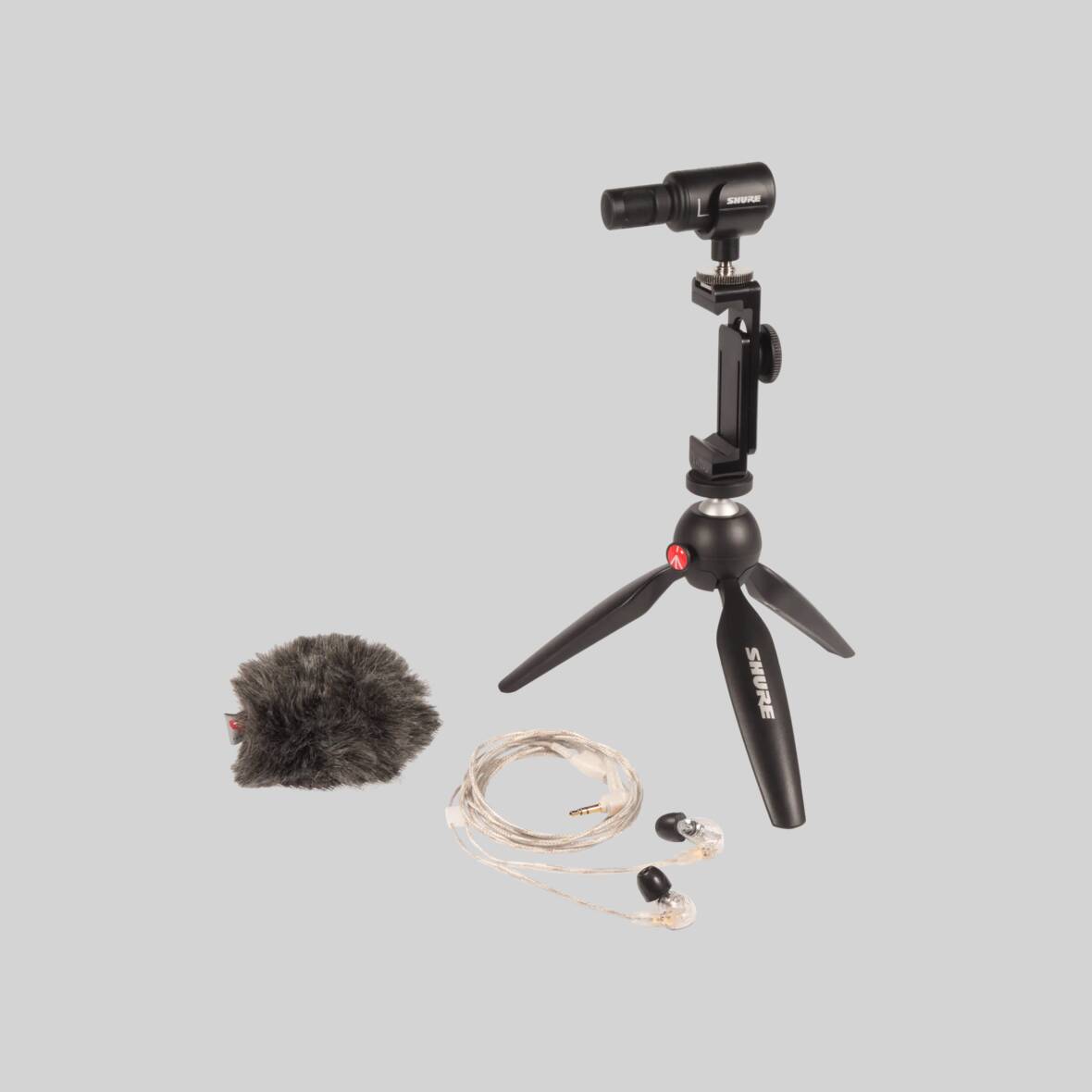 Portable Videography Kit - MV88+SE215 - Shure USA