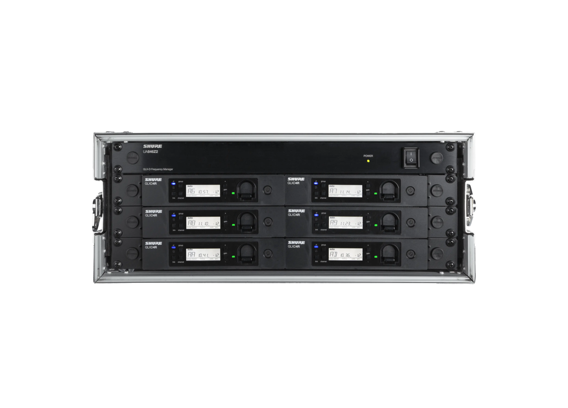 GLXD4R - Rack Mount Receiver for GLX-D Advanced Digital Wireless Systems-  Shure USA