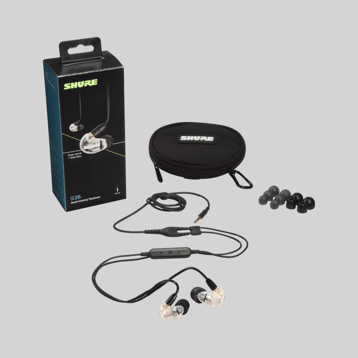 Shure Professional Sound Isolating Earphones Clear SE215 CL 60 OFF