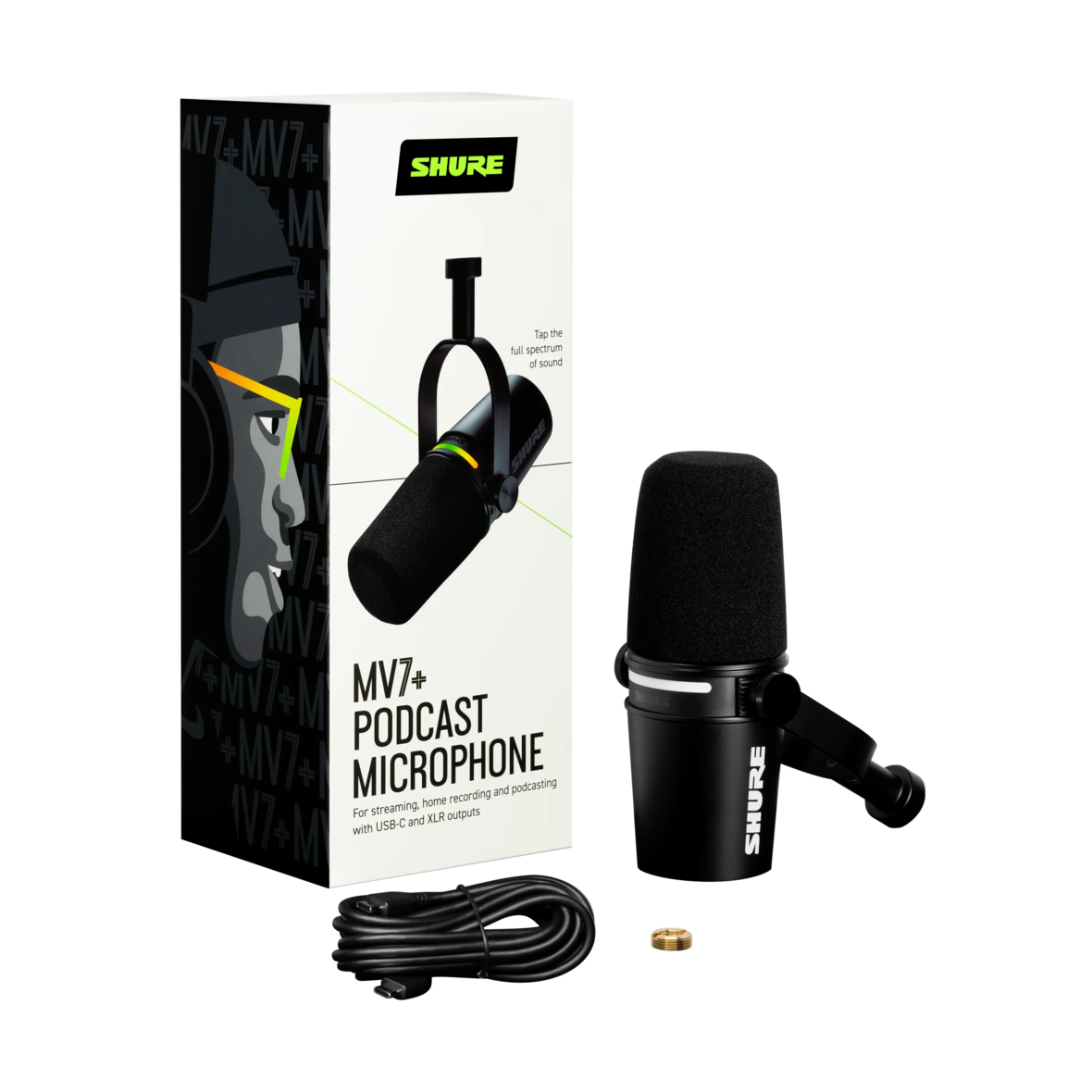 MV7+ - Podcast Microphone - Shure Middle East and Africa