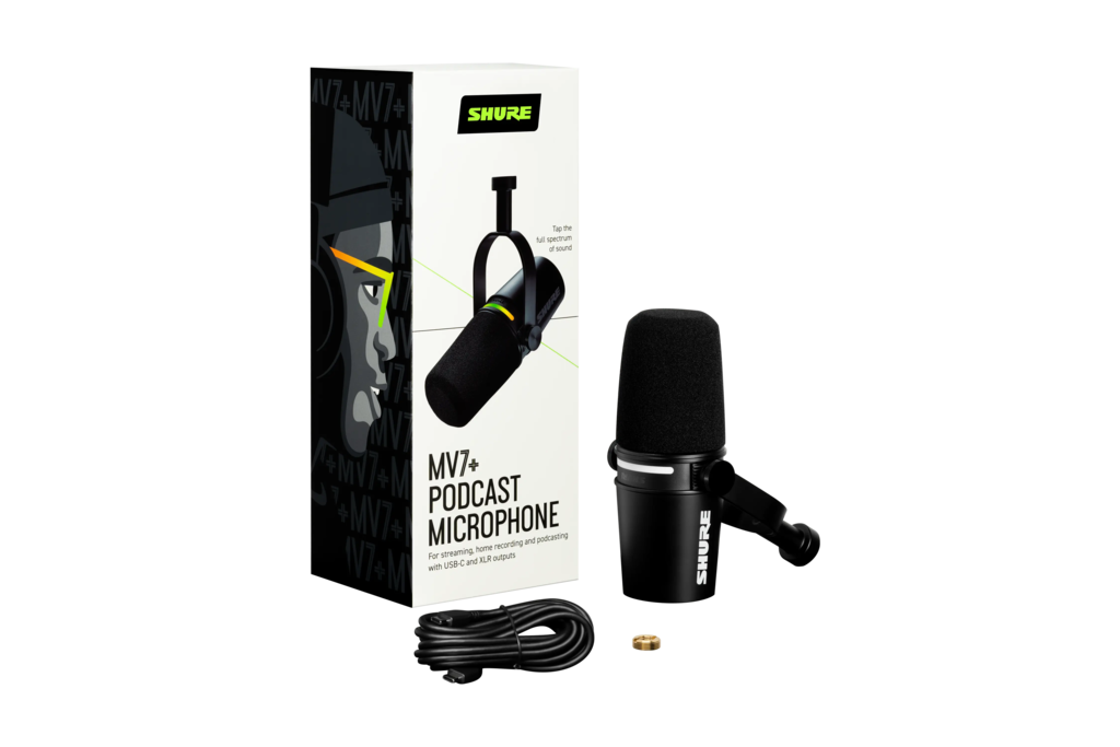 MV7+ - Podcast Microphone - Shure Middle East and Africa