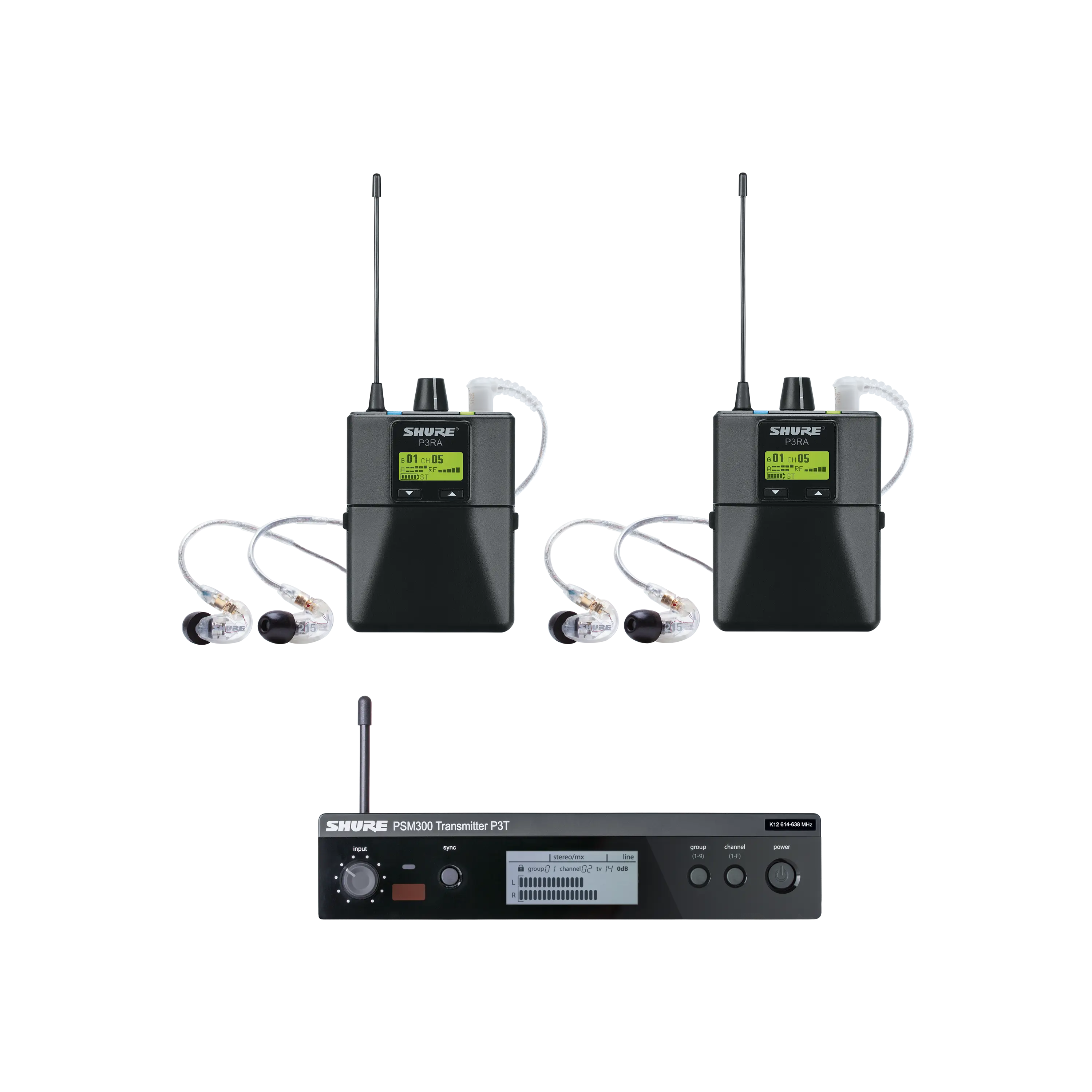 Amazon.com: Shure PSM300 P3TRA215CL Pro Wireless in-Ear