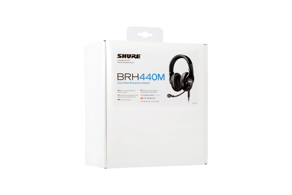 ラッピング不可】 シュア BRH440M-LC Dual-Sided Broadcast Headset