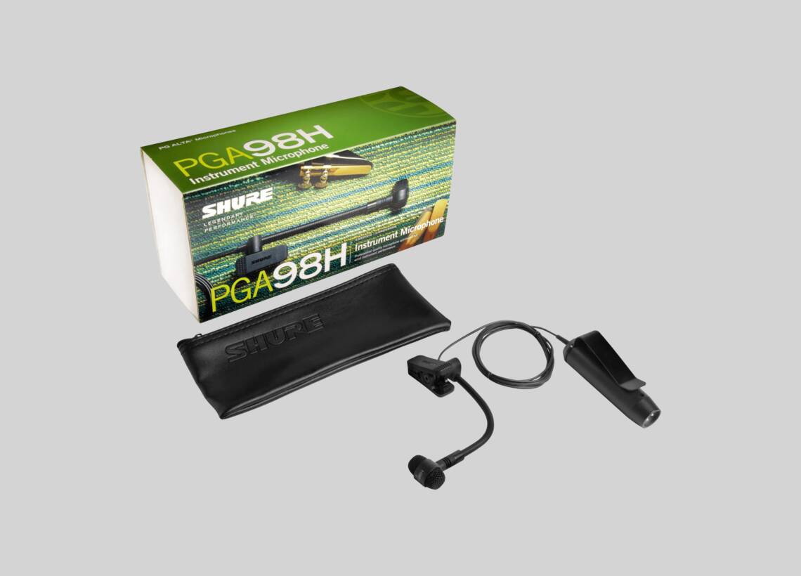 PGA98H - Cardioid Condenser Instrument Clip Microphone - Shure 