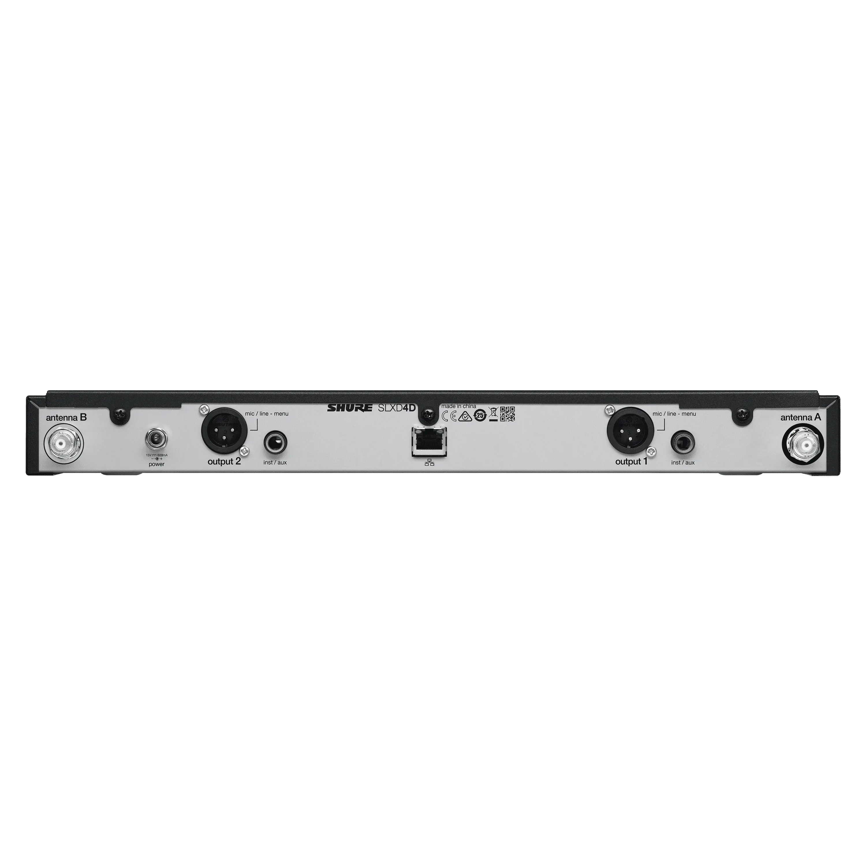 SLXD4D - Dual Channel Receiver - Shure Middle East and Africa