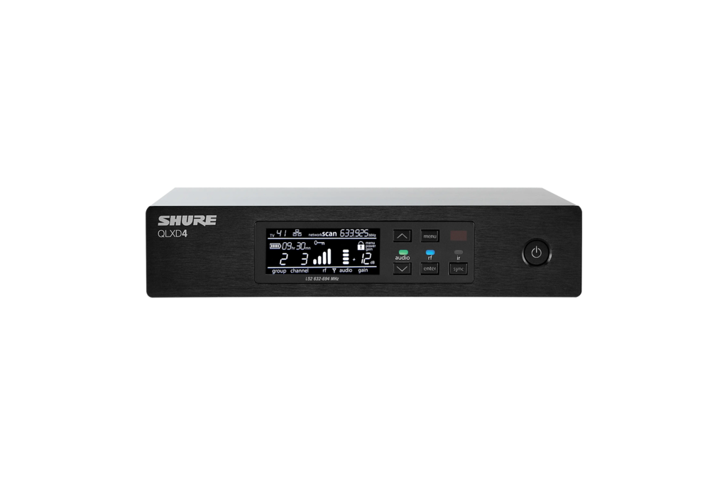 高級素材使用ブランド QLXD®4 - 日本 Shure - デジタルワイヤレス受信機 配信機器・PA機器・レコーディング機器