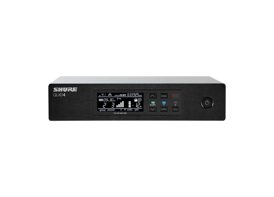 国内初の直営店 QLXD4 - Europe Shure - Receiver Wireless Digital QLXD4 タイムセール