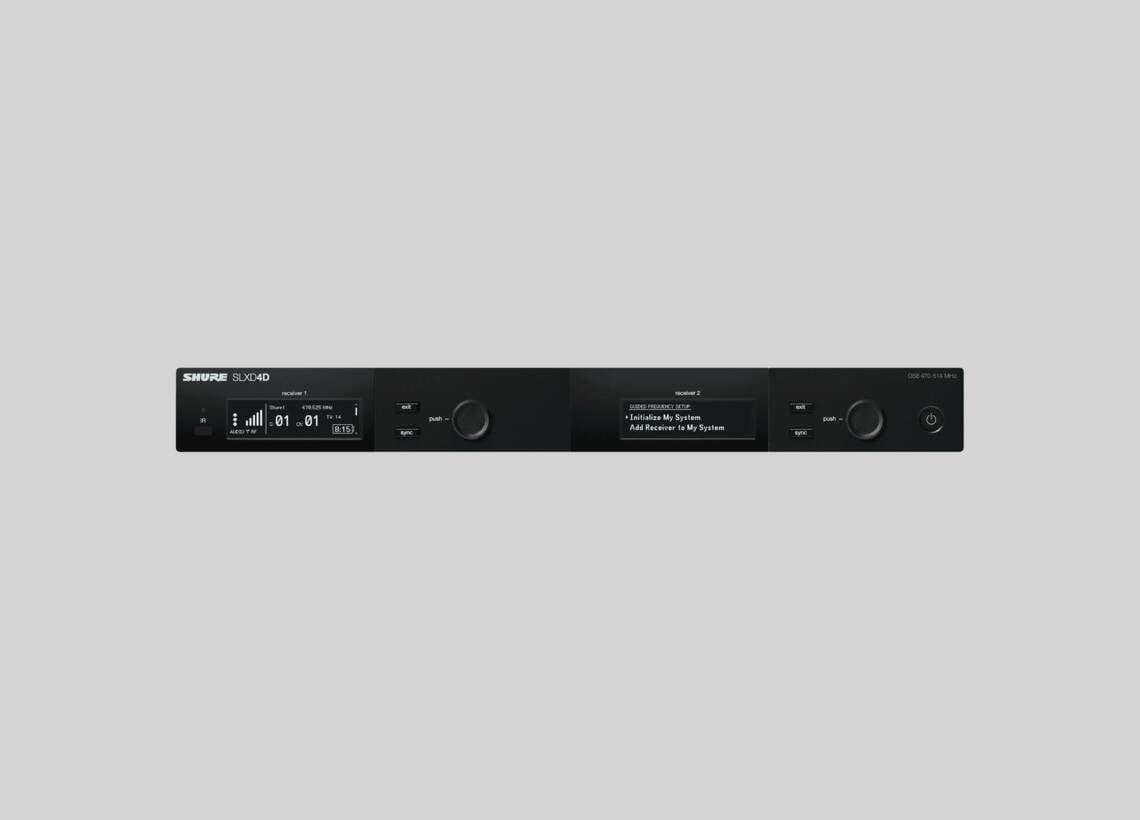 SLXD4D - Dual Channel Receiver - Shure Middle East and Africa