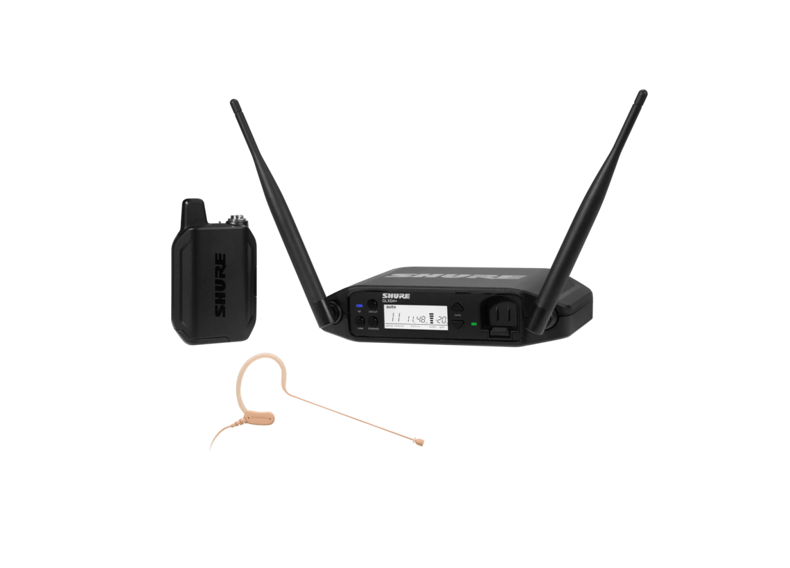 GLXD14+/MX53 - Digital Wireless Headset System with MX153 Headset Microphone - Shure Asia Pacific