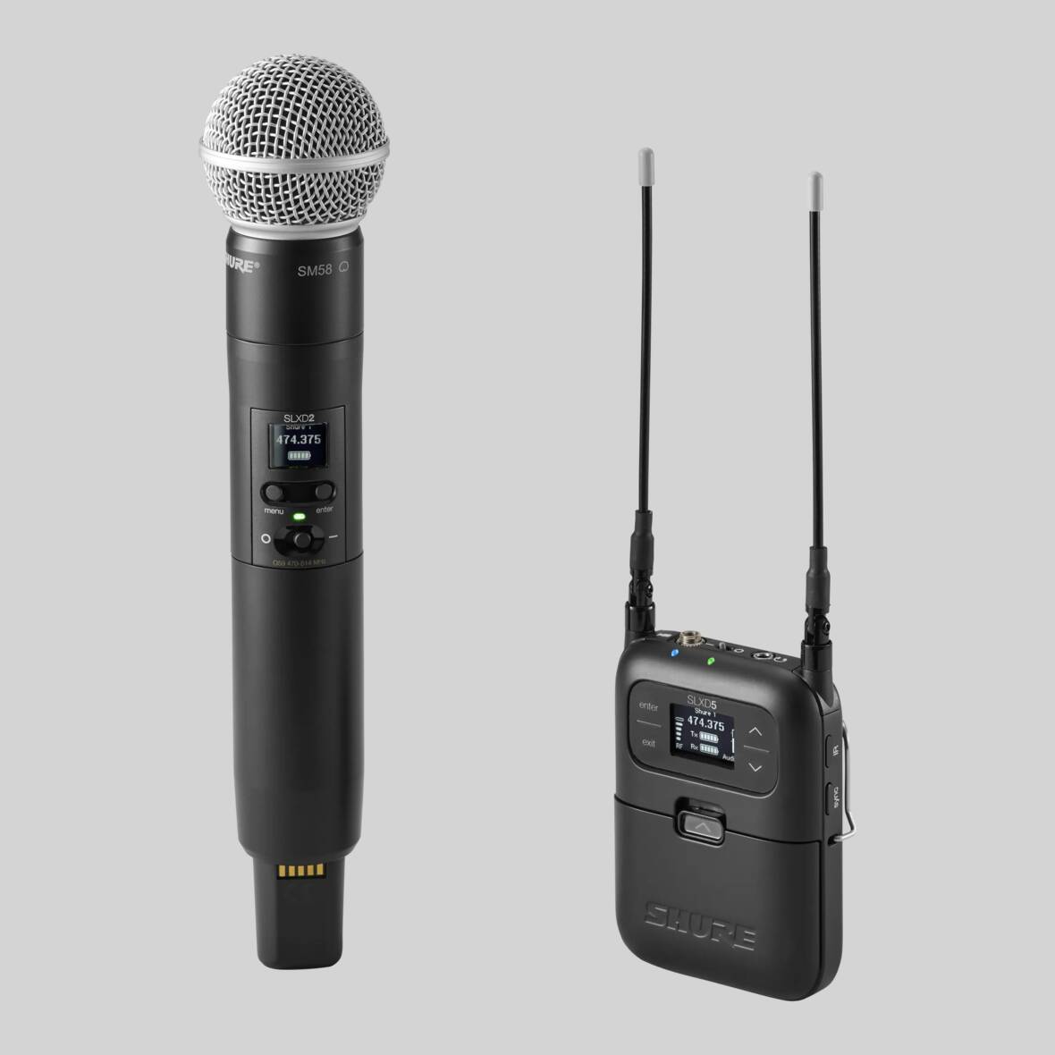 SLXD25 SM58 Portable Wireless System With SLXD1 Bodypack