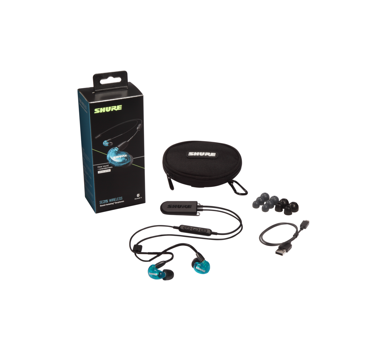 shure se215 wireless earphones