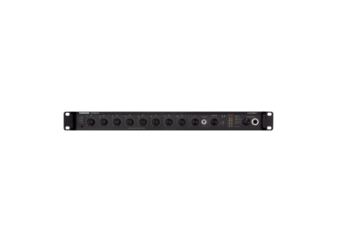 適当な価格 Mixer Automatic IntelliMix Digital - SCM820 - USA Shure 配信機器・PA機器・レコーディング機器