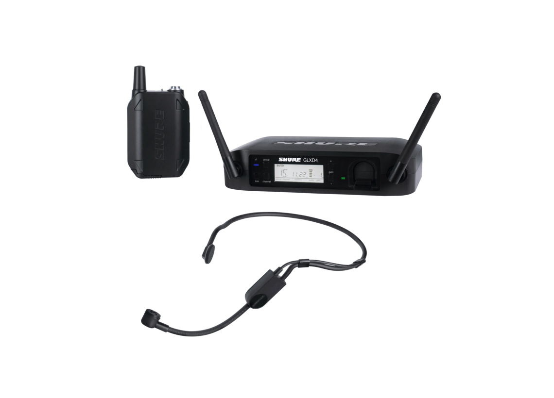 Shure glxd4 headset outlet