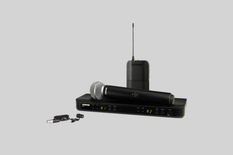 BLX1288/W85 - Wireless Combo System with SM58 Handheld and WL185 