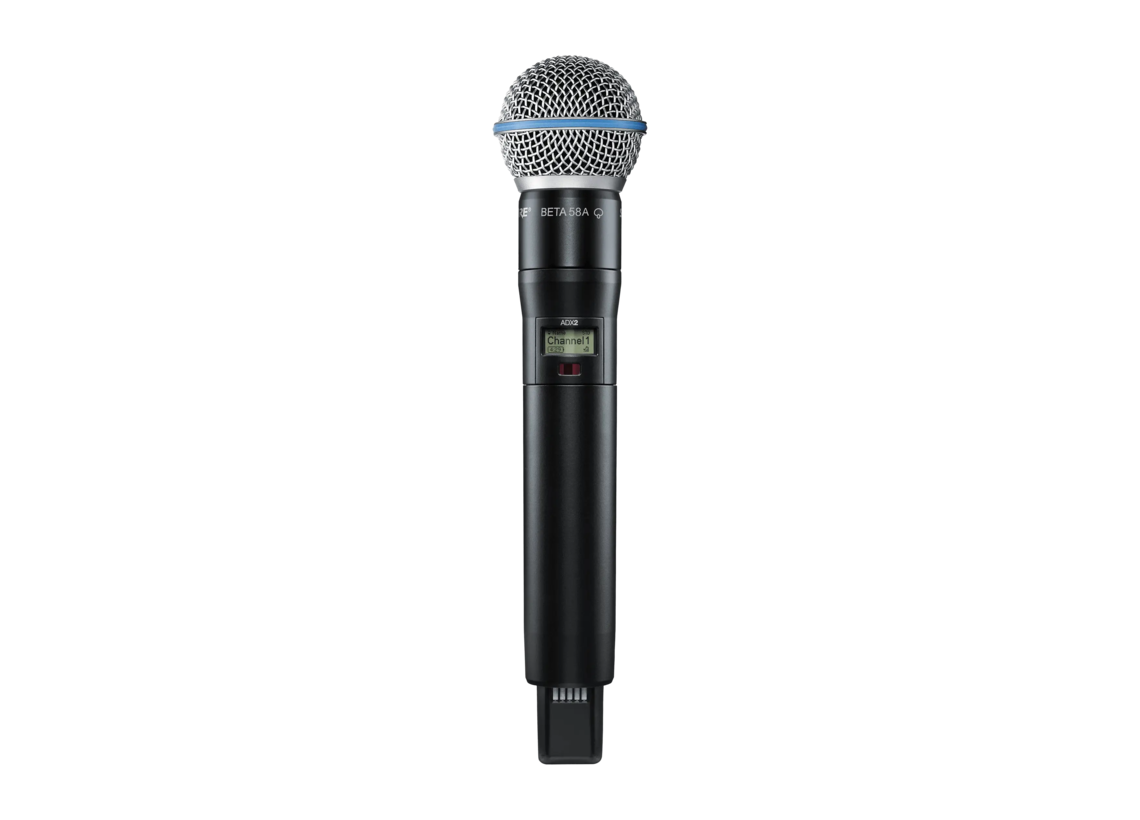 ADX2/B58 - Handheld Wireless Microphone Transmitter - Shure Asia