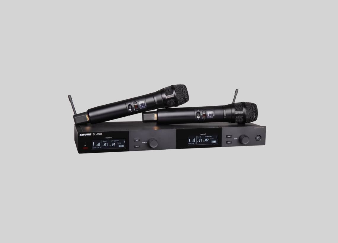 SLXD24D/B58 - Dual Wireless System with 2 SLXD2/B58 Handheld