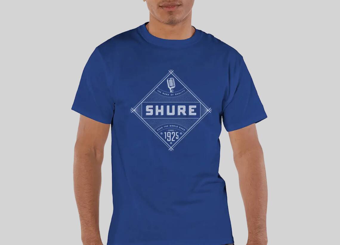 Shure Unisex Champion Tee Shirt