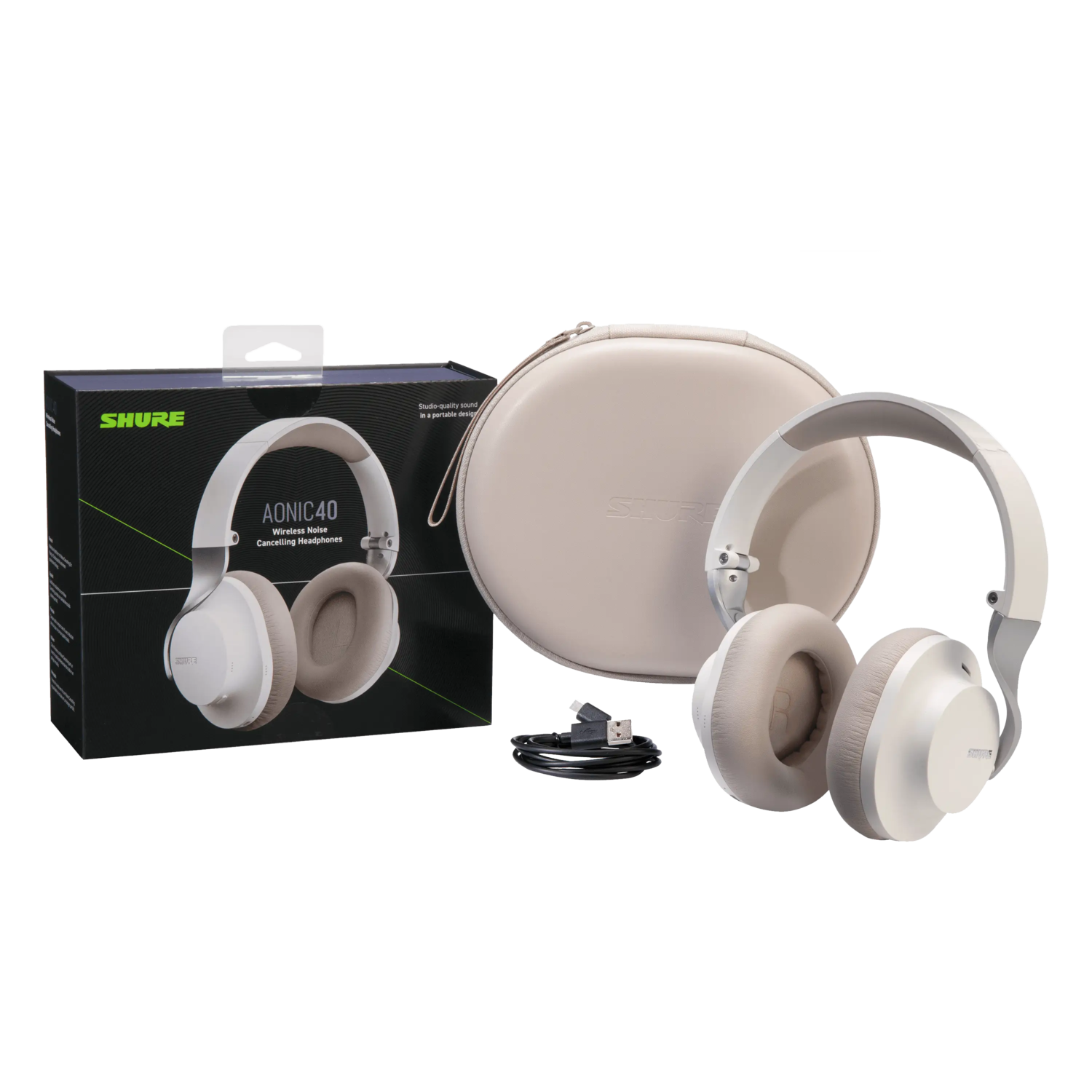 AONIC 40 - Wireless Noise Cancelling Headphones - Shure USA