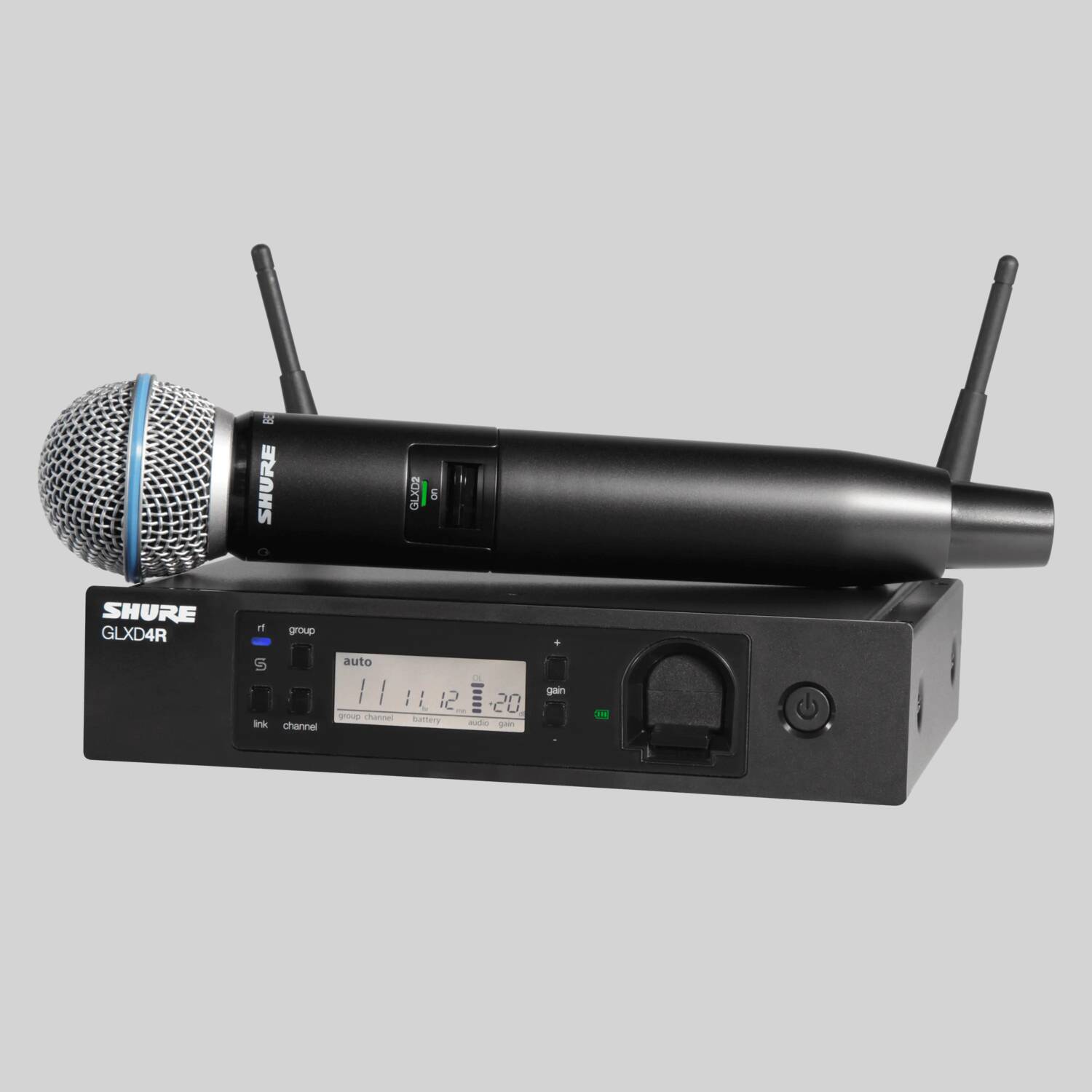 GLXD24R/B58A - GLX-D Advanced Digital Wireless Vocal System with BETA58A  Vocal Microphone - Shure USA