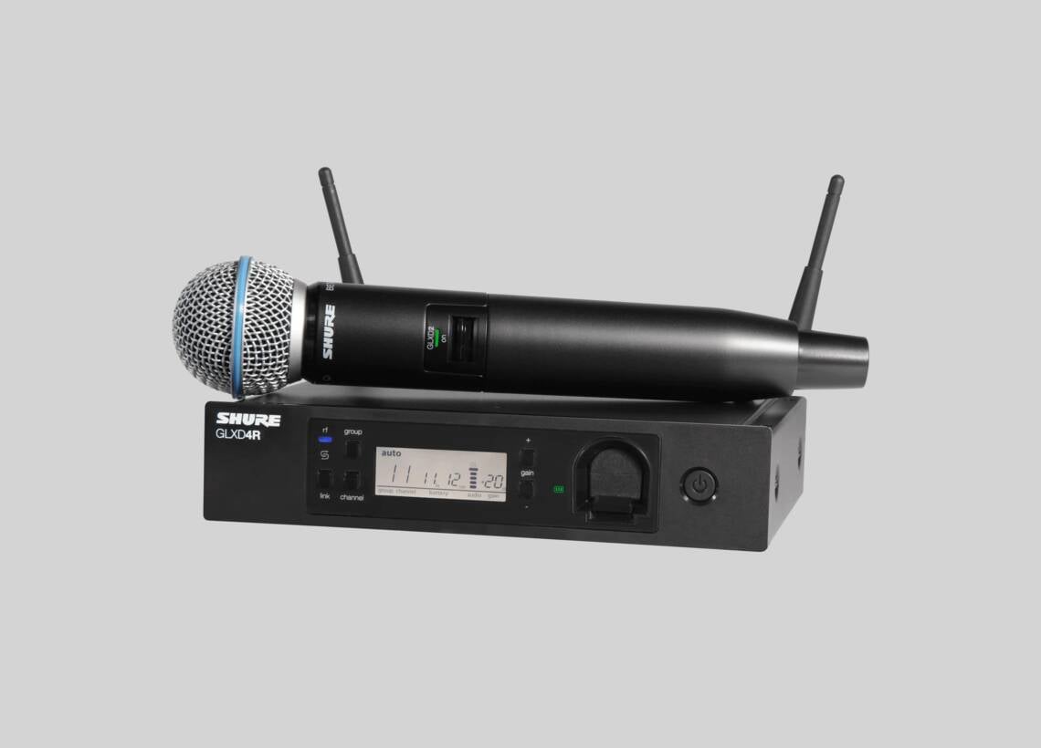 GLXD24R/B58A - GLX-D Advanced Digital Wireless Vocal System with BETA58A  Vocal Microphone - Shure Italia