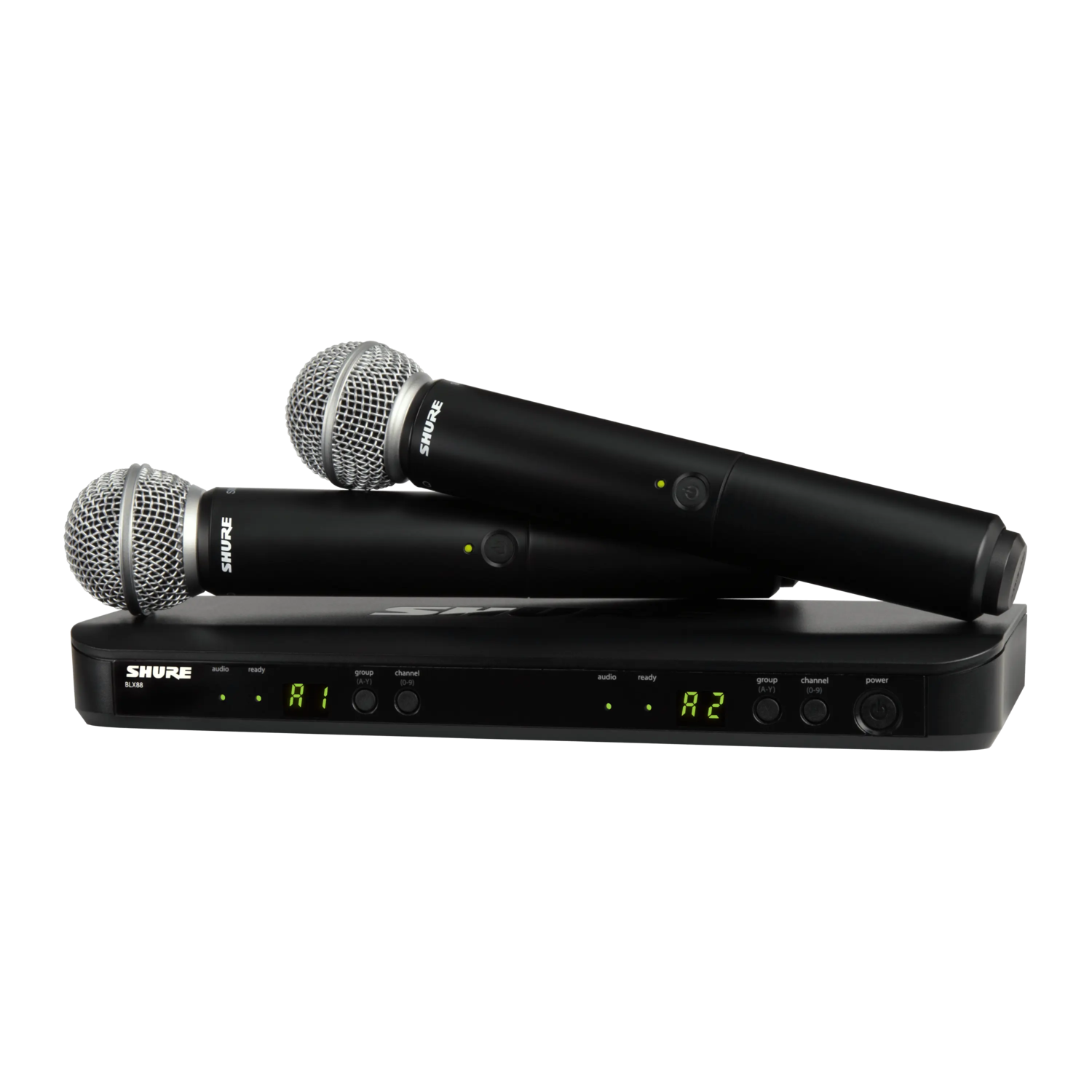BLX288/SM58 - 2本のSM58 ワイヤレスデュアルボーカルシステム - Shure 日本