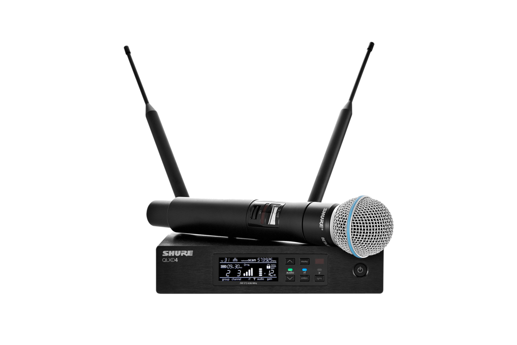 QLXD24/B58 - System with QLXD2/BETA58A Handheld Transmitter