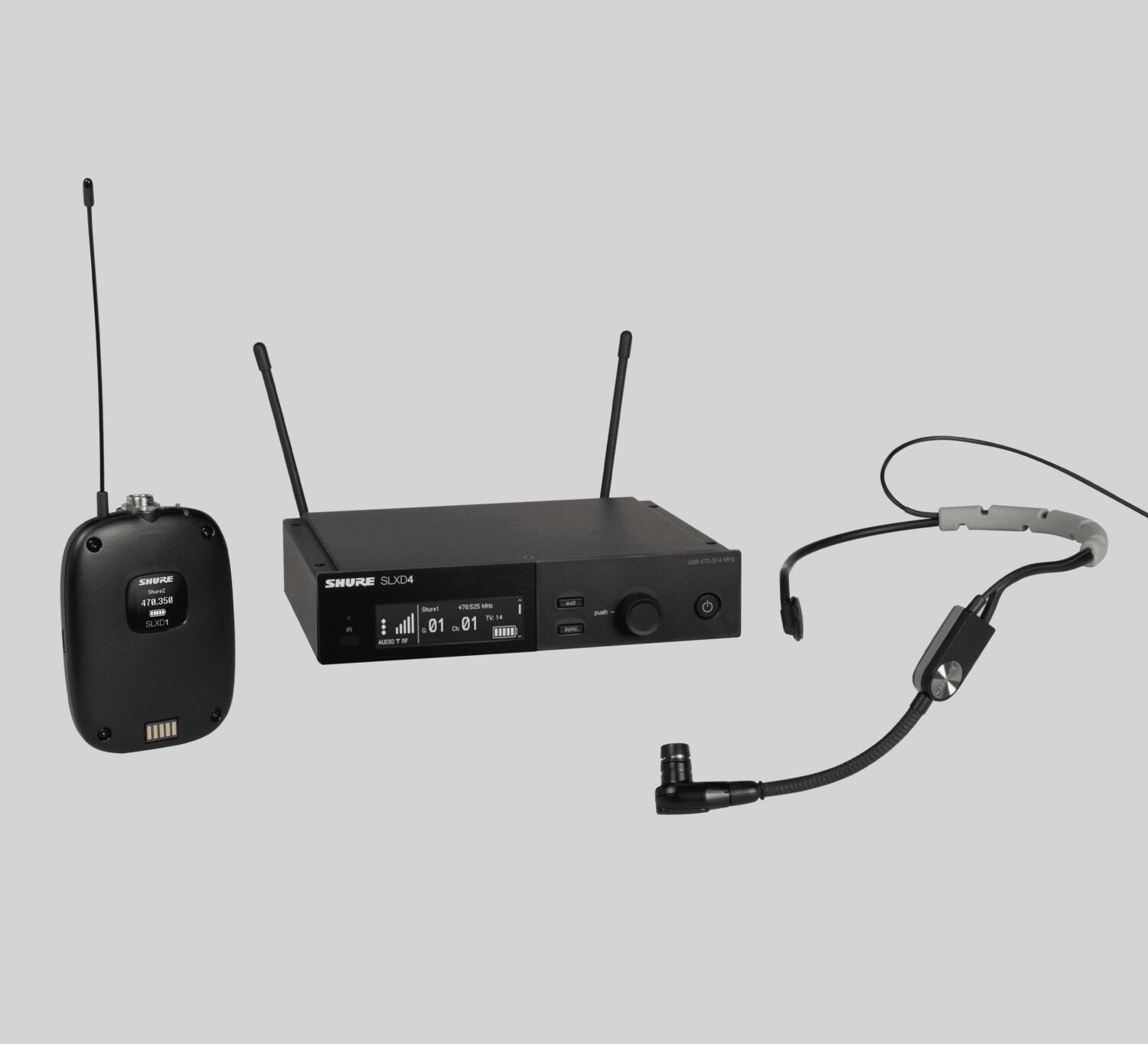 shure headset microphone system