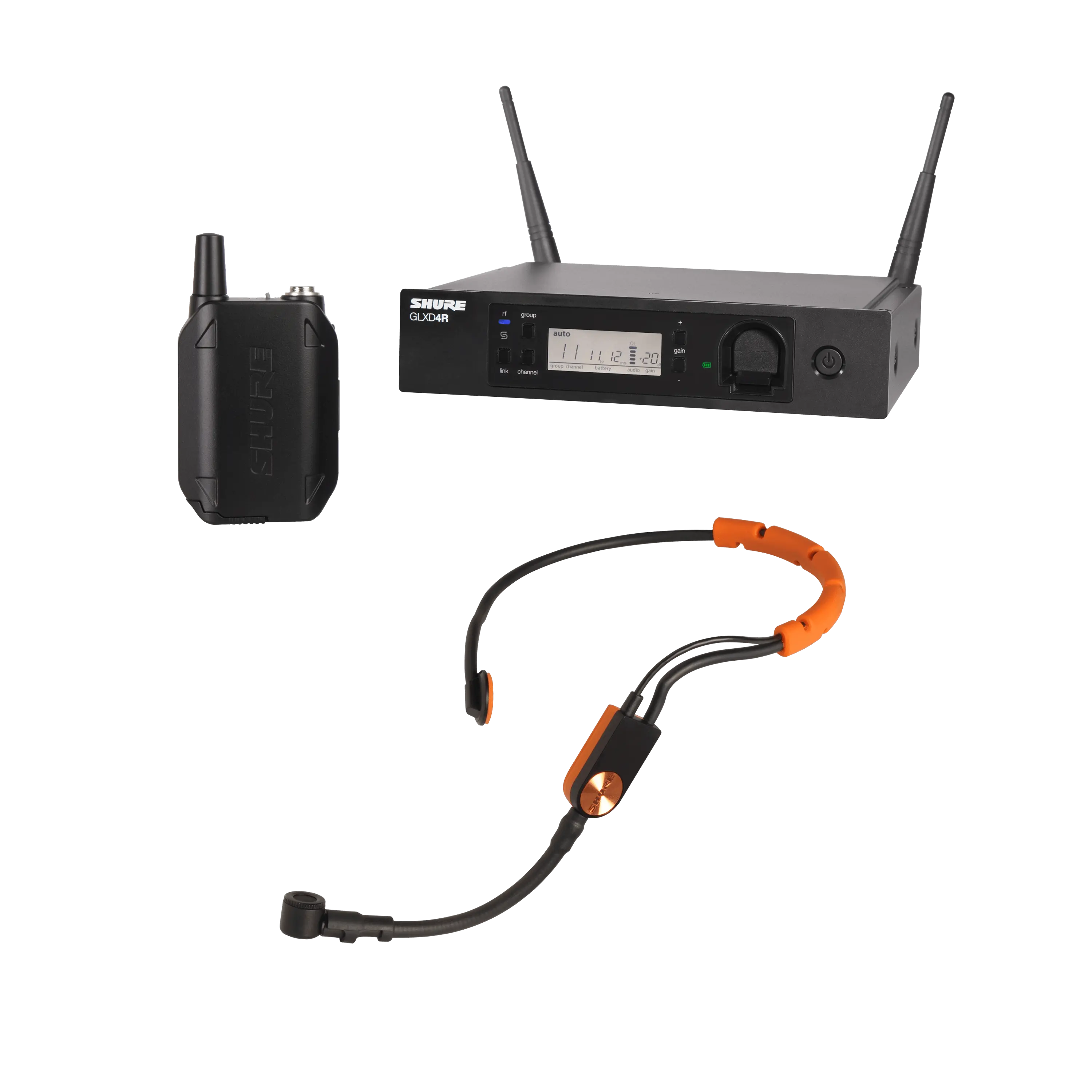 GLXD14R/SM31 - GLX-D Advanced Digital Wireless Headset System with SM31  Headset Microphone - Shure Middle East and Africa