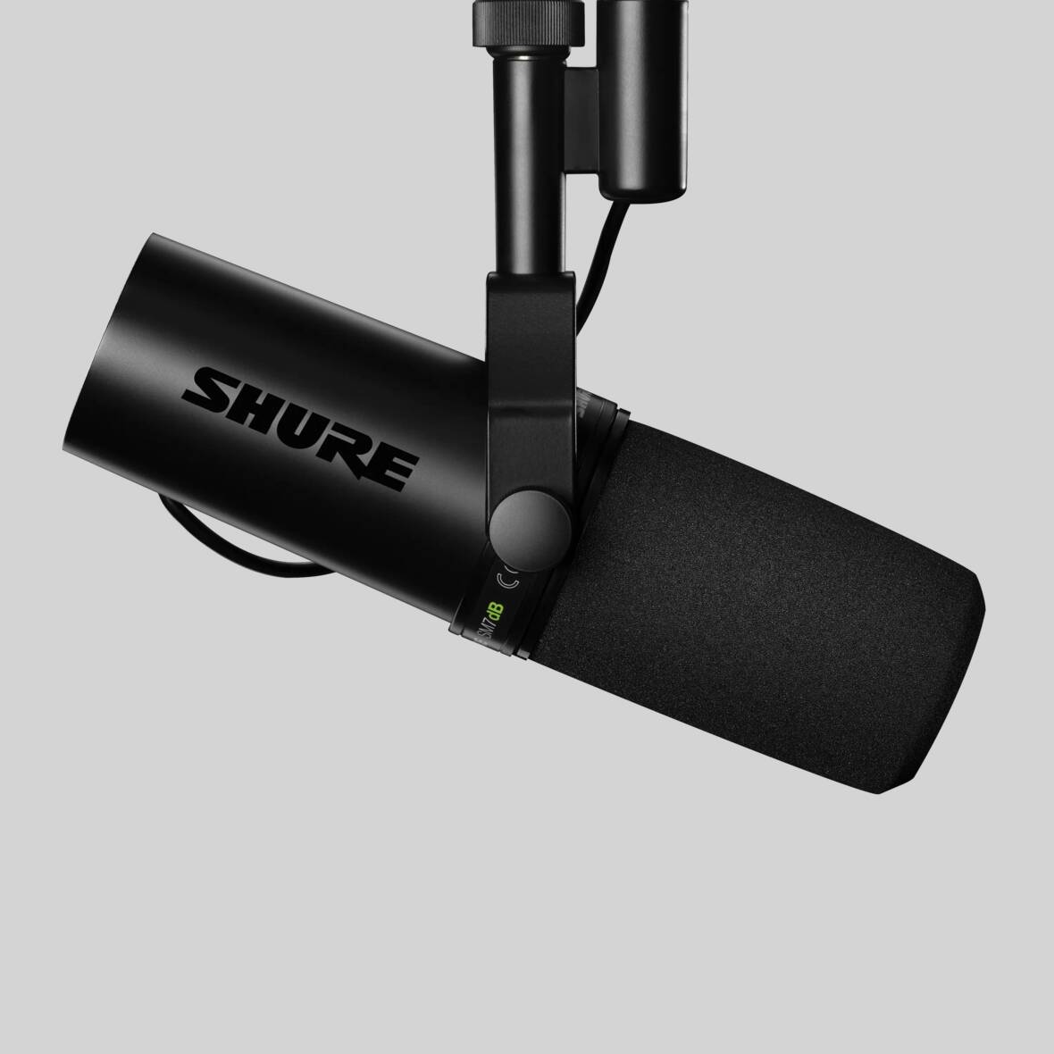 SM7B con soporte de micrófono con jirafa - Shure España