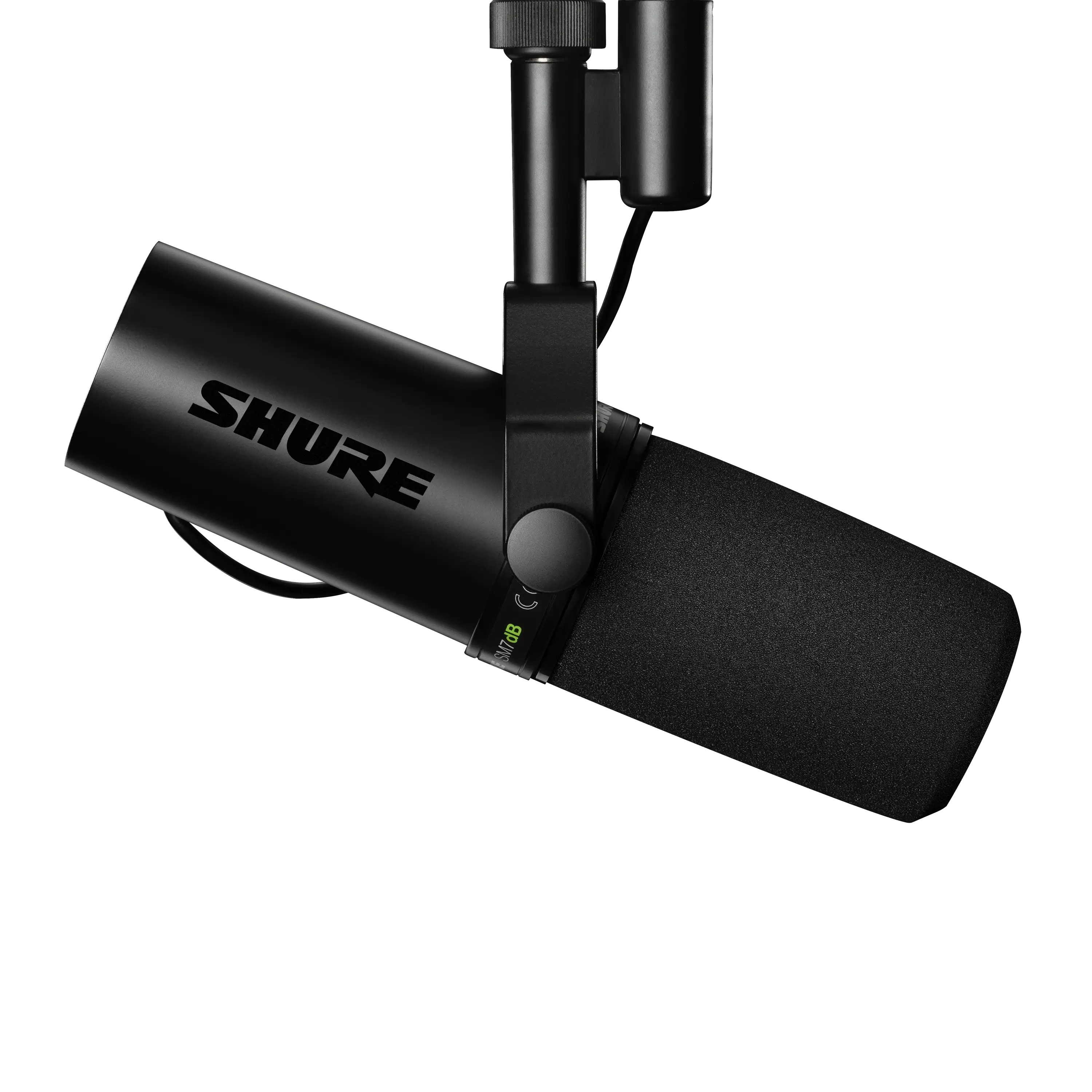 Shure SM7B Vocal Dynamic Microphone for Broadcast, Podcast & Recording, XLR  Studio Mic for Music & Speech, Wide-Range Frequency, Warm & Smooth Sound,  Rugged Construction, Detachable Windscreen - Black 