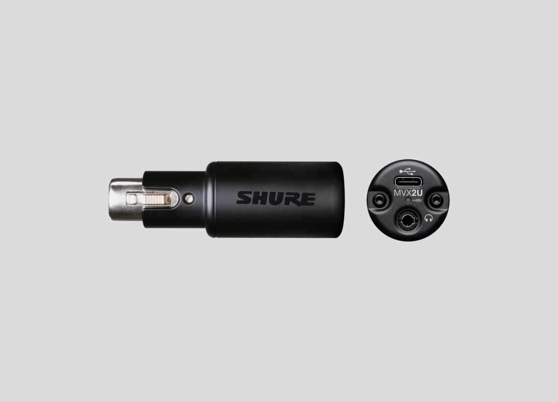 SM58-MVX2U - SM58 + MVX2U XLR-to-USB Adapter Bundle - Shure USA