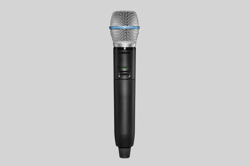 GLXD2+/B87A - Digital Wireless Dual Band Handheld Transmitter with BETA®87A  Vocal Microphone - Shure USA