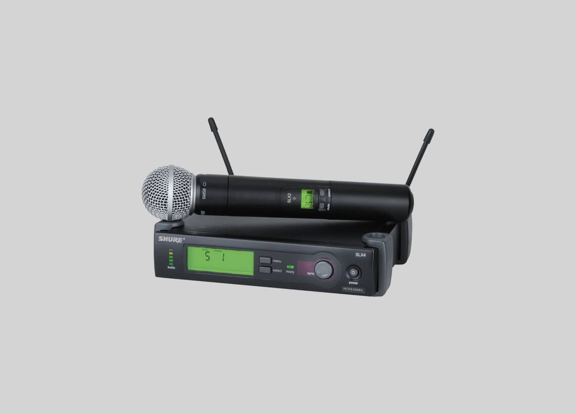 SLX24 SM58 System with SLX2 SM58 Handheld Transmitter Shure Europe